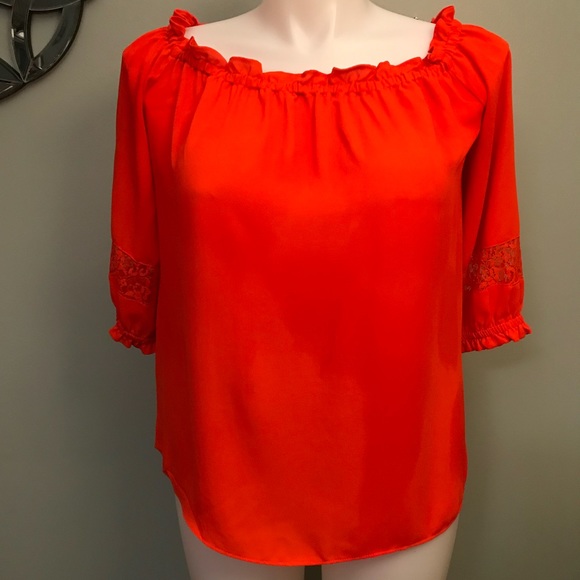 New York & Company Off Shoulder Blouse - Picture 1 of 4